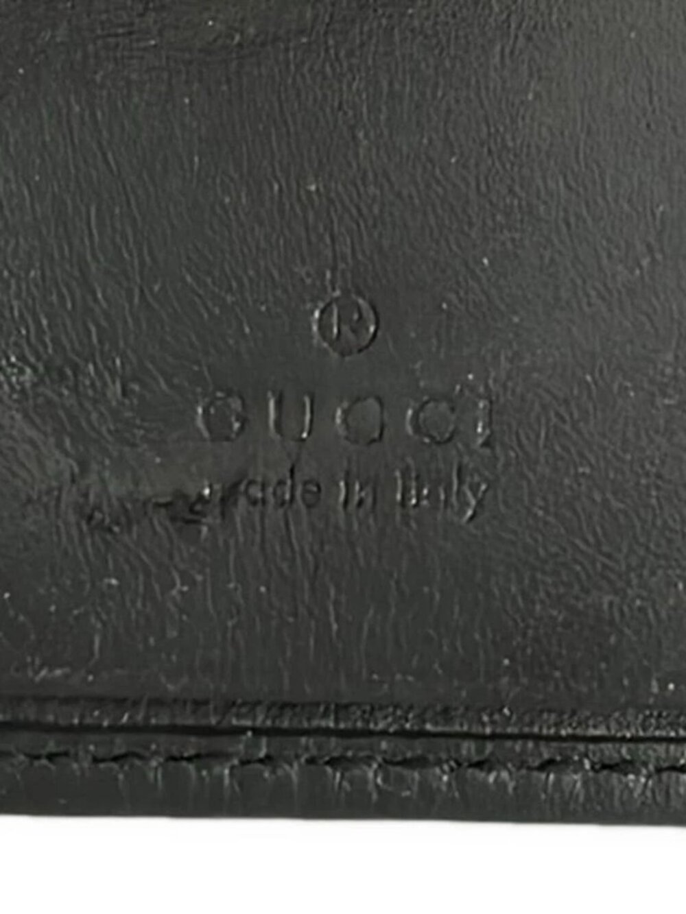 GUCCI Imprime 138093 Black PVC Leather Key Case - Picture 5 of 10